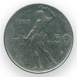 50 лир 1954-1989 Италия (Very Fine - XFine)