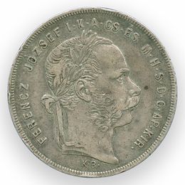 1 форинт 1878 Венгрия (Серебро 0,900 12,35 гр)
