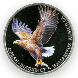 Орлан-белохвост 2 гривны 2019 Украина (сост. Proof)