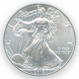 Шагающая Свобода 1 доллар 2019 США (Серебро 0,999 32,0 гр)