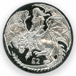 Воительница на драконе 2 фунта 2019 Британская территория Индийского океана