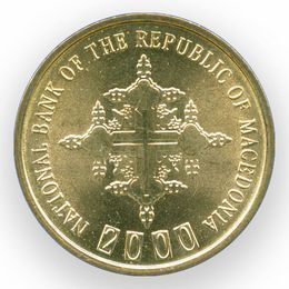 2000 лет Христианству 1 денар 2000 Македония