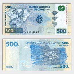 Банкнота 500 франков 2022 Конго сост. UNC