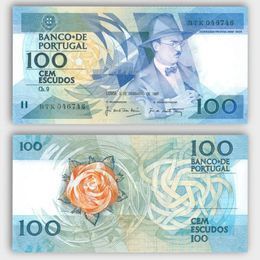 Банкнота 100 эскудо 1987 Португалия сост. UNC