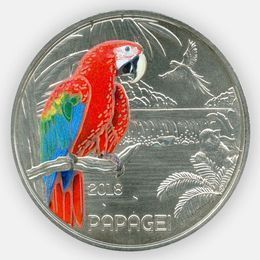 Попугай 3 евро 2018 Австрия (сост. UNC)