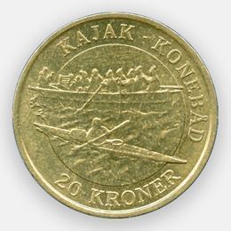 Корабли - Каяк-Умиак 20 крон 2010 Дания