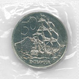 50 центов 1979 Новая Зеландия (сост. UNC)