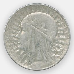  Королева Ядвига 5 злотых 1934 Польша (Серебро 0,750 11,00 гр)