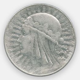  Королева Ядвига 10 злотых 1932 Польша (Серебро 0,750 22,00 гр)