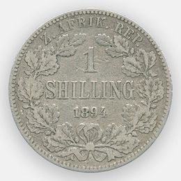 1 шиллинг 1894 ЮАР (Серебро 0,925 5,65 гр)