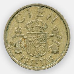 100 песет 1982-1990 Испания (сост. Very Fine - XFine)