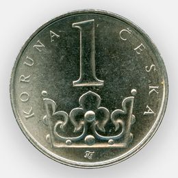 1 крона 1993-2019 Чехия (сост. Very Fine)