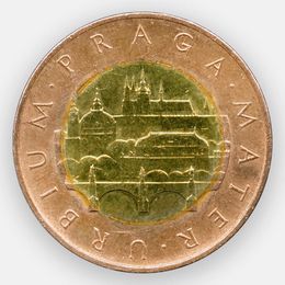 50 крон 1993-2019 Чехия (сост. Very Fine)