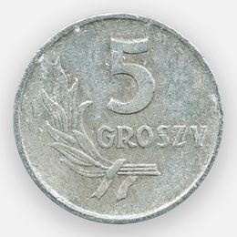 5 грошей 1958-1972 Польша (сост. Very Fine)