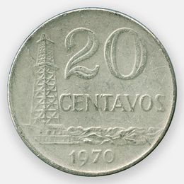 20 сентаво 1967-1970 Бразилия (сост. Very Fine)