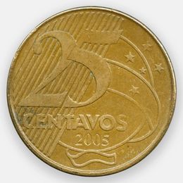 25 сентаво 1998-2019 Бразилия (сост. Very Fine)