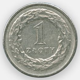 1 злотый 1990-2016 Польша (Very Fine)