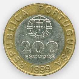200 эскудо 1991-2001 Португалия (сост. Very Fine)