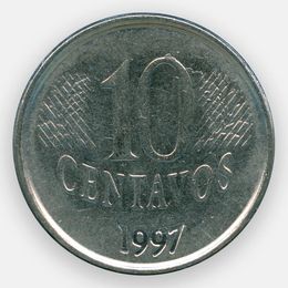 10 сентаво 1994-1997 Бразилия (сост. XFine - about UNC)