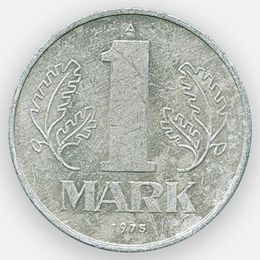 1 марка 1973-1990 Германия (ГДР) (сост. Very Fine)