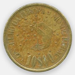 Совет Европы - Сельский мир 10 эскудо 1987 Португалия (сост. Fine)