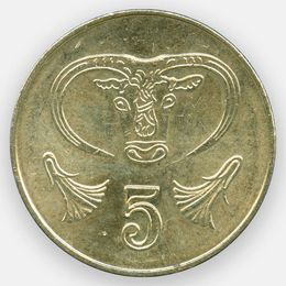 5 центов 1991-2004 Кипр (сост. Very Fine - XFine)