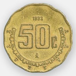 50 сентаво 1992-2009 Мексика (Fine)