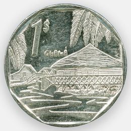 1 песо 1994-2018 Куба (XFine)