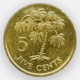 5 центов 1982-2003 Сейшельские острова (сост. Very Fine)