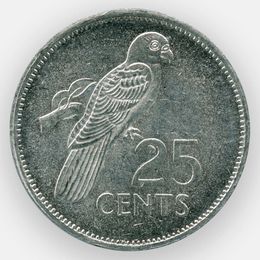 25 центов 1993-2012 Сейшельские острова (сост. Very Fine)