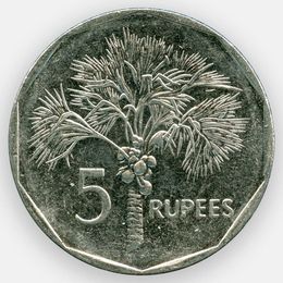 5 рупий 1982-2010 Сейшельские острова (сост. Very Fine)