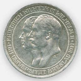 Бреславский университет 3 марки 1911 Германия (Пруссия)