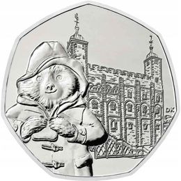 Паддингтон у Тауэра 50 пенсов 2019 Великобритания