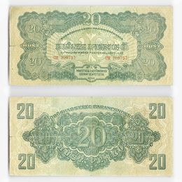 20 пенгё 1944 Венгрия (Fine)