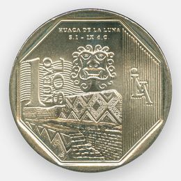 Храм Луны 1 соль 2014 Перу (сост. UNC)