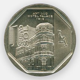 Отель Palace 1 соль 2014 Перу (сост. UNC)