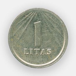 1 лит 1991 Литва (сост. Very Fine)
