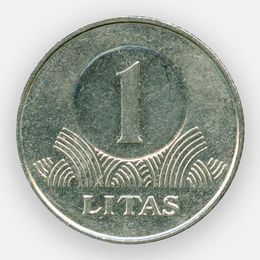 1 лит 1998-2014 Литва (сост. Very Fine)