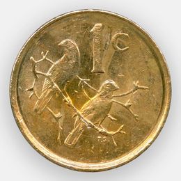 1 цент 1970-1989 ЮАР (сост. Very Fine)