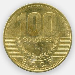 100 колонов 2006-2017 Коста-Рика (сост. Very Fine)