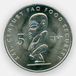 ФАО 5 центов 2000 Острова Кука (сост. UNC)