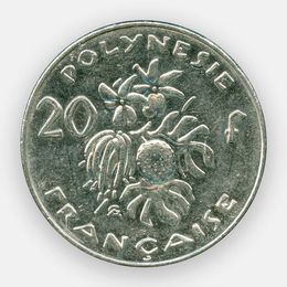 20 франков 1972-2005 Французская Полинезия (сост. Very Fine)
