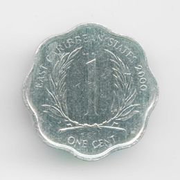 1 цент 1981-2001 Восточные Карибы (сост. Very Fine)