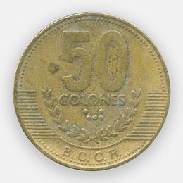 50 колонов 1999 Коста-Рика (сост. Very Fine)