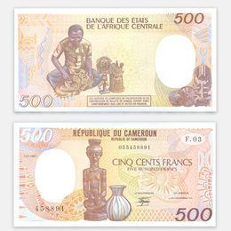 500 франков 1987 Камерун (сост. UNC)