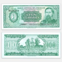 100 гуарани 1982 Парагвай (сост. UNC)