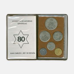 Набор монет Испании Чемпионат мира по футболу 1980 (6 монет)