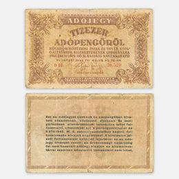 100000 налоговых пенго 1946 Венгрия (сост. Very Good)