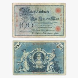 Банкнота 100 марок 1907 Германия (сост. Good)