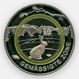 Умеренная зона 5 евро 2019 Германия (D)